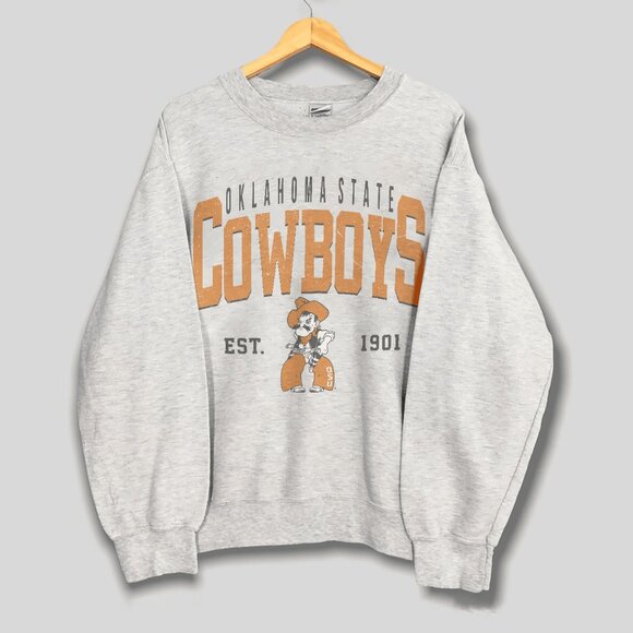 1901 Oklahoma State Cowboys Football Sweatshirt, Oklahoma State University Shirt - Picture 1 of 2